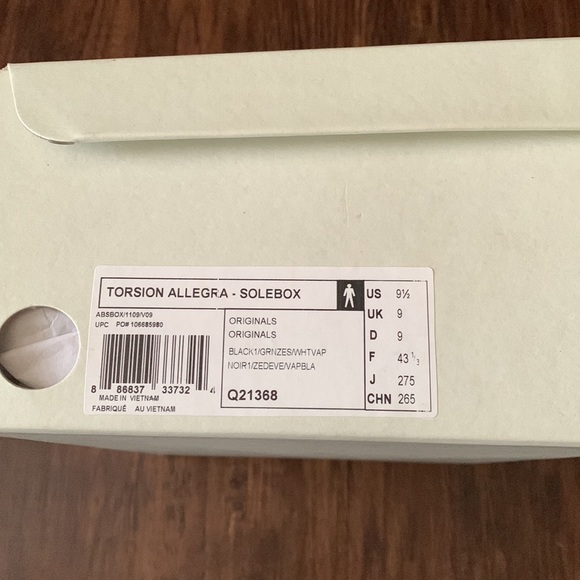 Mens Adidas Solebox Torsion Allegra size 9.5 with box - Picture 8 of 8